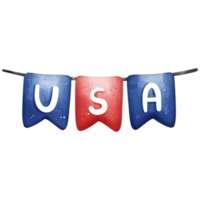 waterverf patriottisch vlaggedoek png