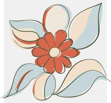 Contemporary flower seamless pattern arrangement print fabrics fashion