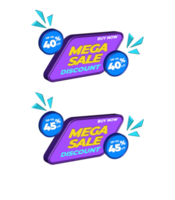 set tag mega sale discount collection png