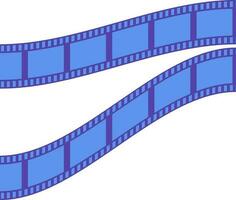 Film icon for cinema concept in isolated. vector