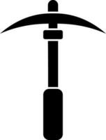 Isolated pickaxe icon. vector