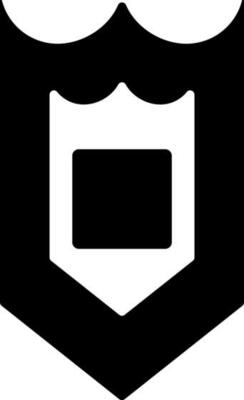 Vector illustration of security shield icon.