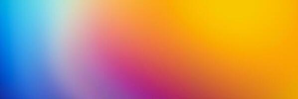 Red orange yellow purple blue gradient background wide web header grainy texture vibrant colors banner design photo