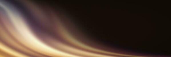 Brown beige color gradient wave on dark background grainy texture effect abstract banner website header design photo