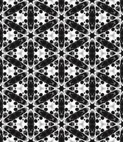 Black and White Flower Cross Abstract lines Folk Pattern Background photo