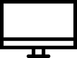 Lcd icon or symbol in line art. vector