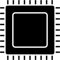 CPU Central Processing Unit icon or symbol. vector