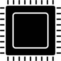 CPU Central Processing Unit icon or symbol. vector