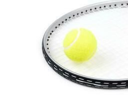 tennis racket isolated photo