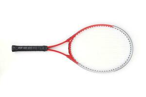 tennis racket isolated photo