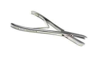 Surgical instruments isolated photo