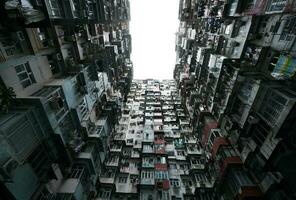 asco grasa edificio, cantera bahía, hong Kong residencial zona en antiguo Departamento foto