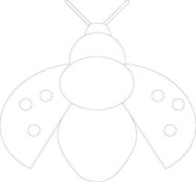 Character of a honey bee. vector