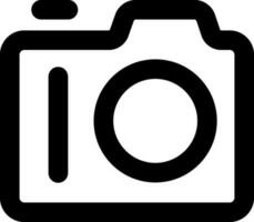 Isolated camera icon or symbol. vector