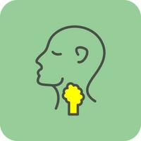 Thyroid Vector Icon Design