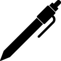 Isolated pen icon in flat style. vector