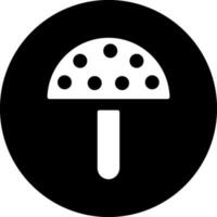 Vector illustration of mushroom icon.