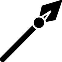 Vector illustration of spear icon.