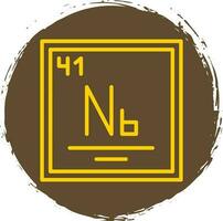 Niobium Vector Icon Design