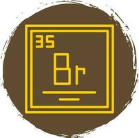 Bromine Vector Icon Design