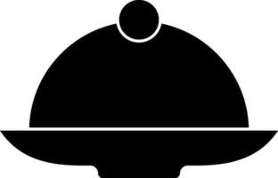 Vector sign or symbol of cloche icon.