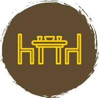 Dining table Vector Icon Design