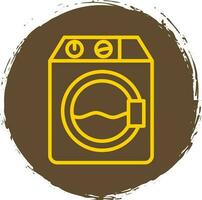 Washer machine Vector Icon Design