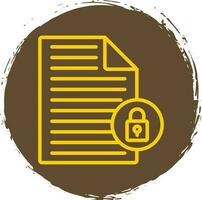 Secure data Vector Icon Design