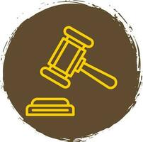 Gavel Vector Icon Design