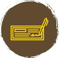 Cheque Vector Icon Design
