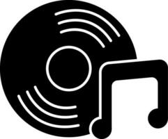 vector ilustración de música discos compactos icono.