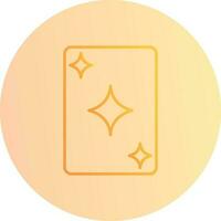 Unique Card Vector Icon