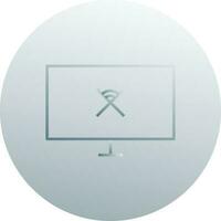 Unique Disconnected Network Vector Icon