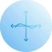 Unique Graph Vector Icon