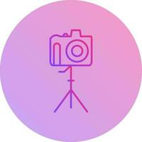 Unique Camera on Stand Vector Icon