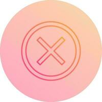 Do Not Cross Vector Icon