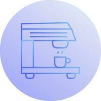 icono de vector de máquina de café