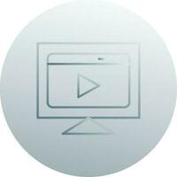 Video Streaming Vector Icon