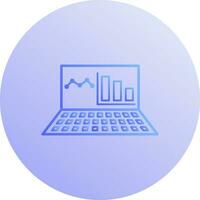 Unique Online Stats Vector Icon