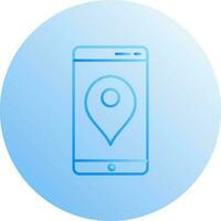 Unique GPS Service Vector Icon