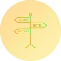 Signboard Vector Icon