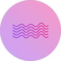 Magnetic Waves Vector Icon