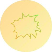 Unique Explosion Vector Icon