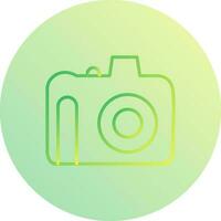 icono de vector de cámara dslr único