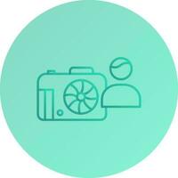 Unique Photographer Vector Icon