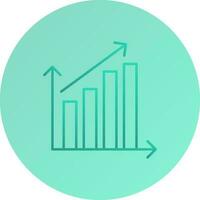 Rising Statistics Vector Icon