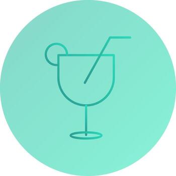 icono de vector de bebidas únicas