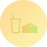 Unique Lunch Vector Icon