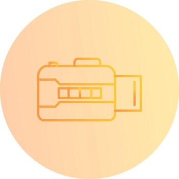 Unique Open Camera Vector Icon