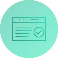 Unique QC Passed Vector Icon